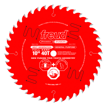 Freud Tools 10" Next Generation Premier Fusion General Purpose Blade