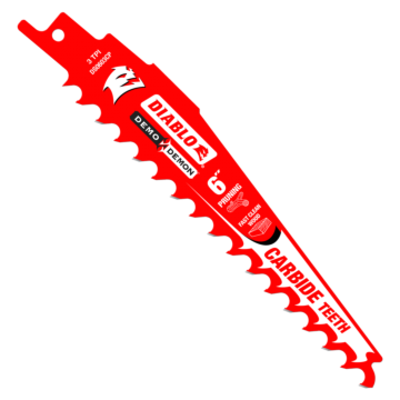 Diablo Tools 6 in. Carbide Tipped Pruning and Clean Wood Blade