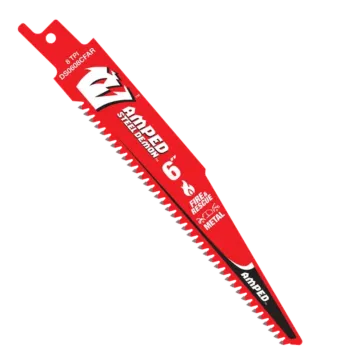 Diablo Tools 6 in. 8TPI AMPED™ Carbide Teeth Recip. Saw Blade - 10 pk