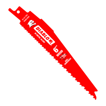 Diablo Tools 6 in. Bi-Metal Recip Blade for Nail Embedded Wood (25-Pack)