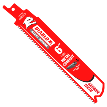 Diablo Tools 6 in. Steel Demon Carbide Blades for Thin Metal Conduit Cutting