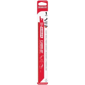 Diablo 9 In. Carbide Grit Reciprocating Saw Blade