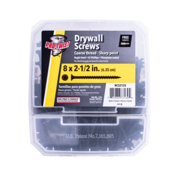 Grip-Rite #2 x 2-1/2 in Phillips Coarse Thread ProTwist Drywall Screw 5 lb