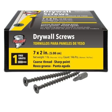 Grip-Rite #2 x 2 in Phillips Coarse Thread ProTwist Drywall Screw 1 lb