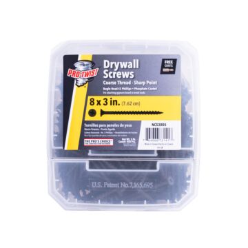 Grip-Rite #2 x 3 in Phillips Coarse Thread ProTwist Drywall Screw 5 lb