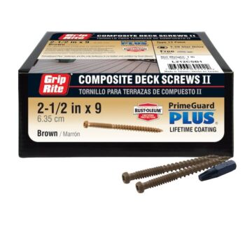 Grip-Rite #9 x 2-1/2" T20 Star Deck Screw 1 lb