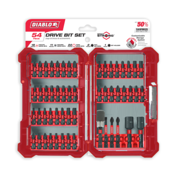 Diablo Tools 54 pc Screwdriving Set (54-Piece)