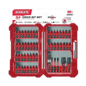 Diablo Tools 54 pc Screwdriving Set (54-Piece)