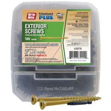 Grip-Rite #9 x 2" T25 Star Deck Screw 5 lb