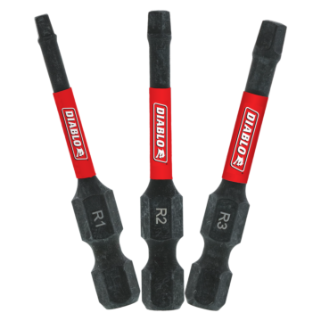 Diablo Tools 2 in. Square Drive Bit Assorted Pack (3-Piece)