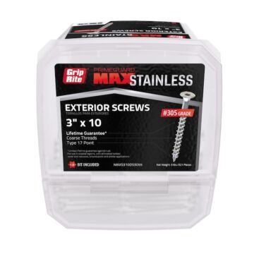 Grip-Rite #10 T25 Star 3 in Deck Screw 5 lb