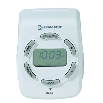 Intermatic® 125 VAC 15 A 60 Hz Indoor Digital Plug-In Timer