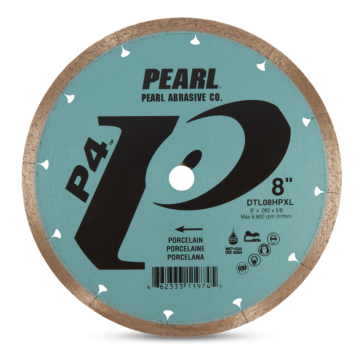 Pearl Abrasives P4™ Porcelain Blade 7" 5/8" Arbor