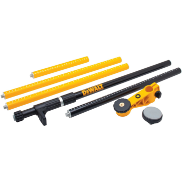 Dewalt Laser Level Mounting Pole, 1/4-Inch Base