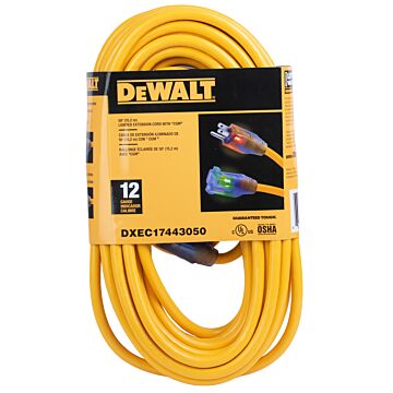 Cord 12/3 50' Dewalt SJTW