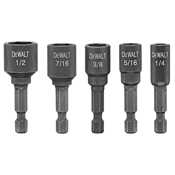 Dewalt Impact Ready Magnetic Nut Driver Set (5pc)