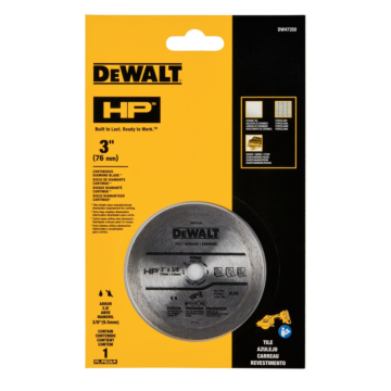 DEWALT 3 in. Continuous HP Tile