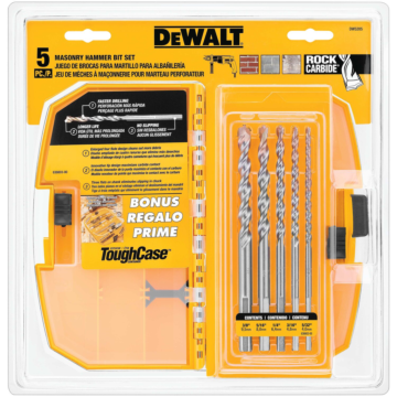 Dewalt Percussion Set w/ Tough Case (5pc)