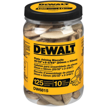 Dewalt No. 10 Size Biscuits (125pk)