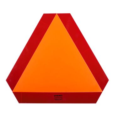 Safety Vehicle Emblem Inc Decal Retro Slow Moving Vehicle Sign