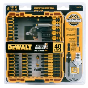 Dewalt FlexTorq IMPACT READY Screwdriving Bit Sets w/ ToughCase+ System (40pc)