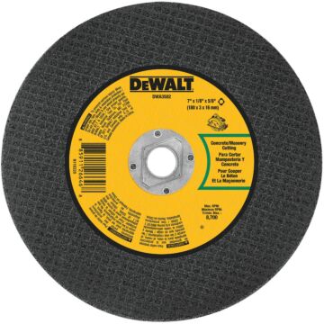 Dewalt Type 1 7 In. x 1/8 In. x 5/8 In. Masonry Cut-Off Wheel