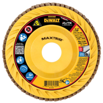 DEWALT MAXTRIM™ Trimmable 40G Flap Disc - 4 1/2 in. x 7/8 in.