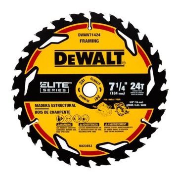 DEWALT 7 1/4" 24T Elite Series Blister