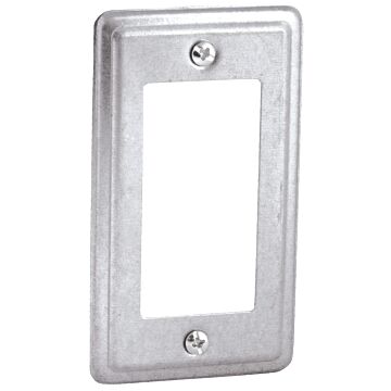 Southwire 1 Gang Steel GFCI or Decorator Opening Handy Box Cover
