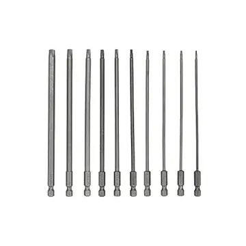 Enkay 1/4 in 10 Pieces 6 in Tamper Proof Screwdriver Bit Set