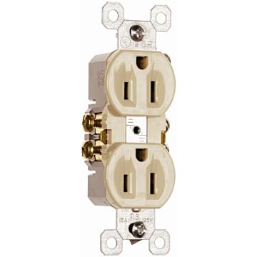 Pass & Seymour DUP OUTLET 15A 125V IV 10PK