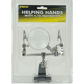 Enkay 2-1/2 in Helping Hand with Magnifying Glass