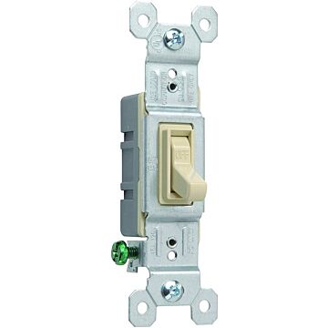 Pass & Seymour 1P SW 15A 120V GRD IV 10PK