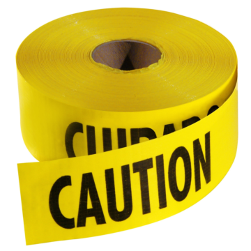 Empire 1000 Ft. Yellow Barricade Tape-Caution