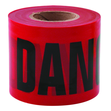 Empire 200 ft. Red Barricade Tape - Danger/Peligro