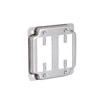 Southwire GFI 2-Outlet Square Device Cover - 4 in. x 4 in.