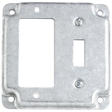 Southwire GFI Outlet and Toggle Switch Square Device Cover - 4 in. x 4 in.