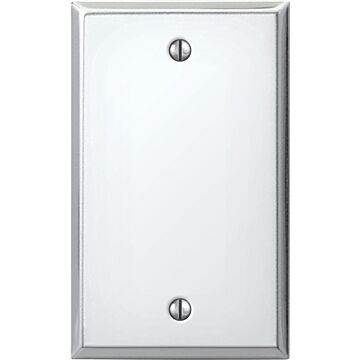 Amerelle 1-Gang Standard Steel Blank Wall Plate (Polished Chrome)