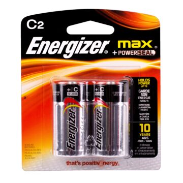Energizer Max C Alkaline Battery (2 Pack)