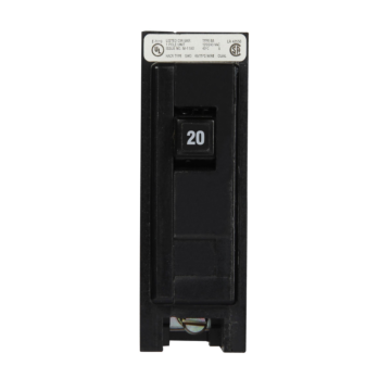 Eaton Type BAB Single Pole Thermal Magnetic Circuit Breaker - 20 A