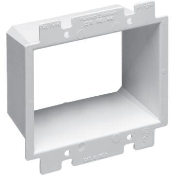 Arlington Industries 4.125 in Plastic White Electrical Box Extender