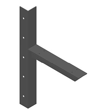 2" Extended Conceal Brack 24" Bl