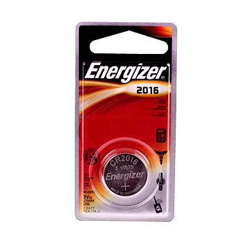 Energizer 2016 Batteries (1 Pack), 3V Lithium Coin Batteries