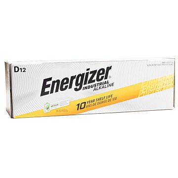 Energizer Industrial D Alkaline Battery (12 Pack)