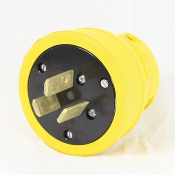 KH Industries Inc 125/250 VAC 50 A SS Straight Flip seal plug