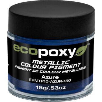 EcoPoxy 15 g Powder Azure Metallic Color Pigment