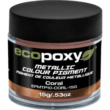 EcoPoxy 15 g Powder Coral Metallic Color Pigment