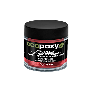EcoPoxy Powder Metallic Color Pigment (Fire Truck) 15 g
