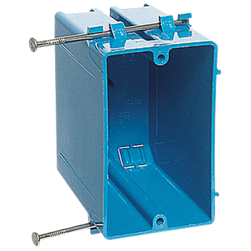 Thomas & Betts TB B122A-UPC 1G SW BOX W/NAILS