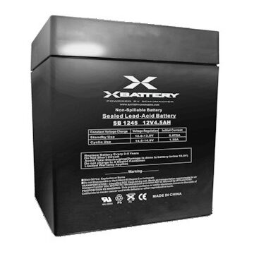 Interstate All Battery Power Patrol Rechargeable Security System Battery 12V 5A